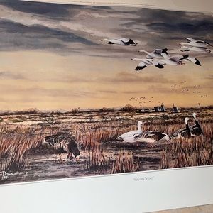 Painting print ( Bay city Snows- Les McDonald Jr)